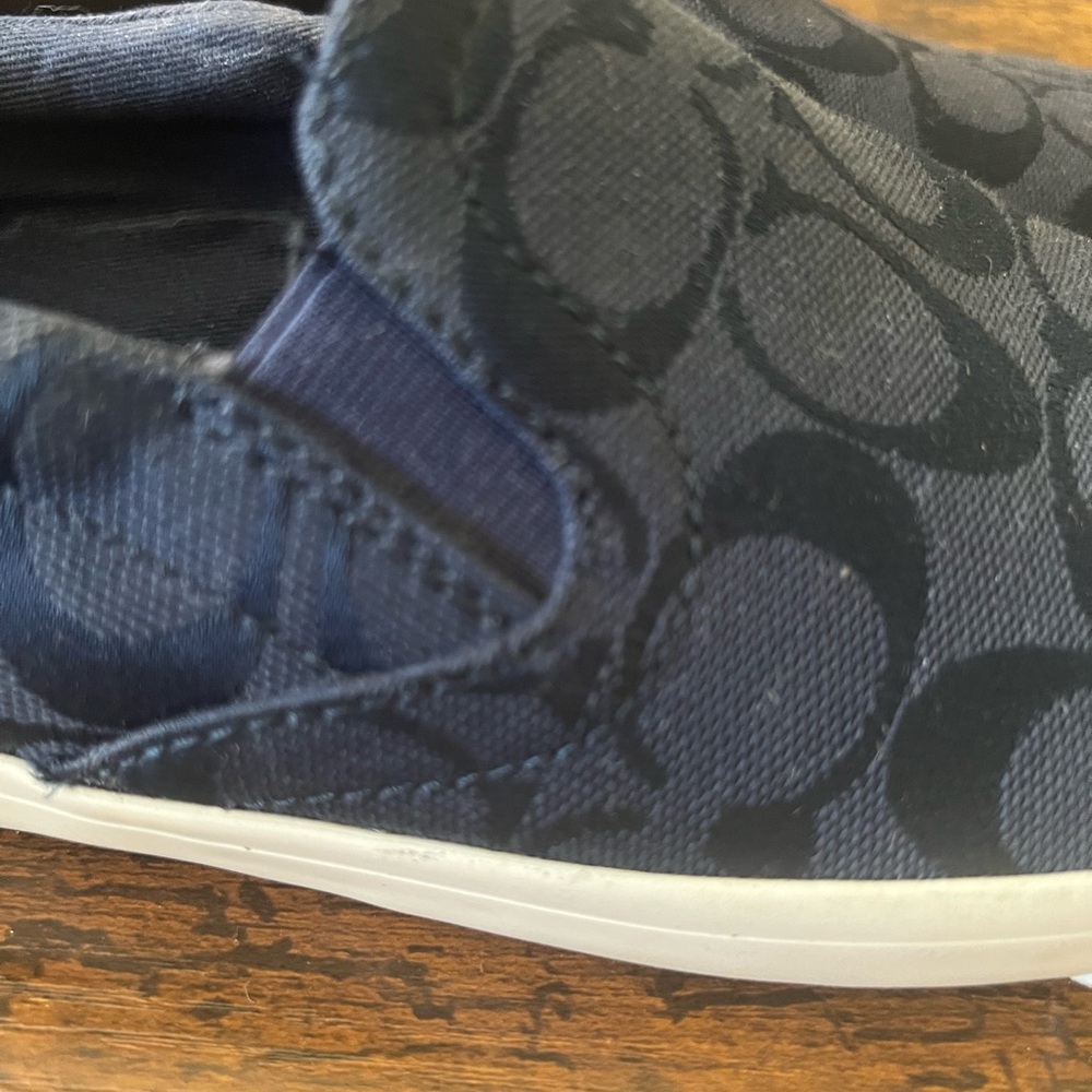 Coach Women’s Navy Slip-On Loafers
Alegra - Picture 4 of 7